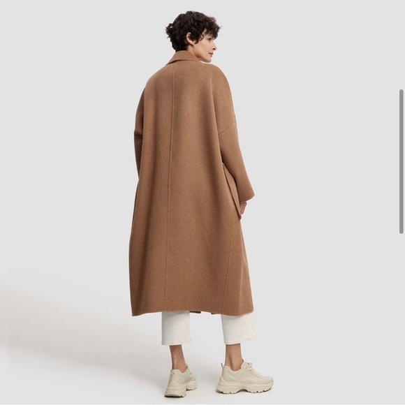 NAP Londyn Shawl Collar 100% Merino Wool Coat - Picture 3 of 7